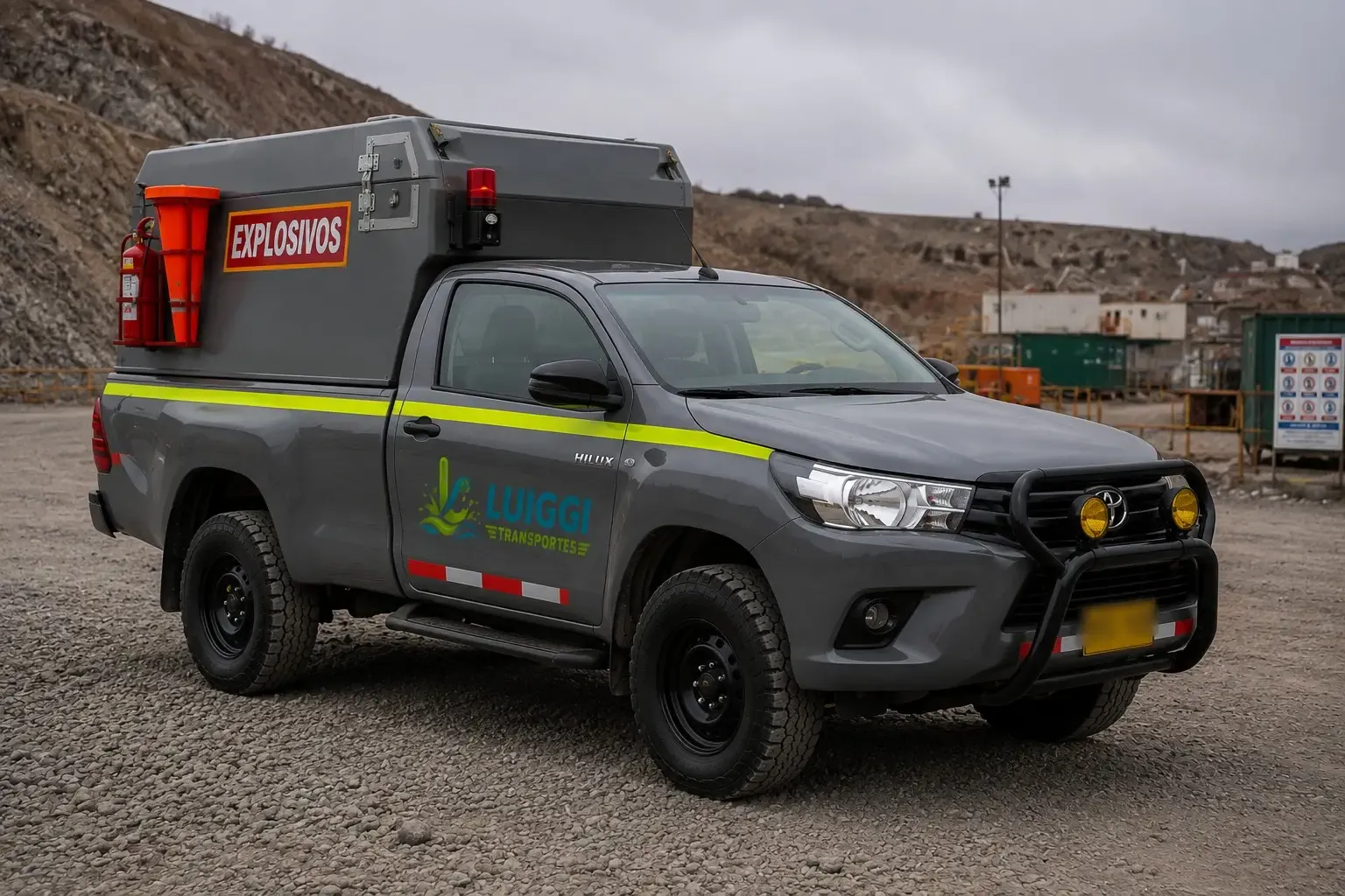 Camioneta de explosivos